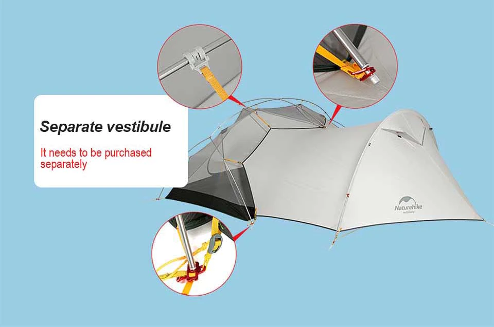 Cheap Goat Tents  Mongar Tent 2 Person Ultralight Travel Tent Double Layer Waterproof Tent Backpacking Tent Outdoor Hiking Camping Tent Tents 